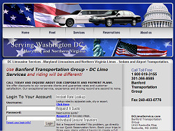 DC Limo Website Design